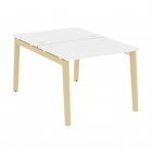 Рабочая станция ONIX WOOD OW.D.RS-2.1.7 Белый Бриллиант/Светлый