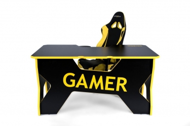 Стол геймерский Generic Comfort Gamer2/DS/NY Желтый Черный