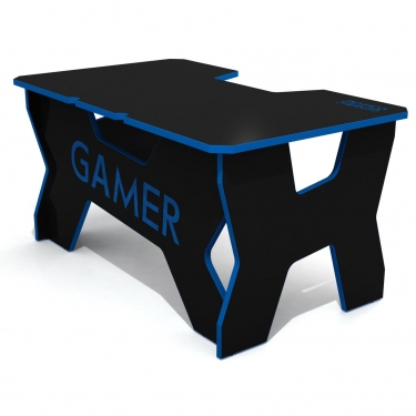 Стол геймерский Generic Comfort Gamer2/DS/NB Синий Черный