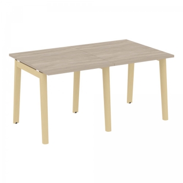Стол переговорный 2 столешницы ONIX WOOD OW.PRG-2.0 Дуб Аттик/Светлый