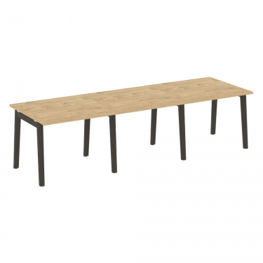 Стол переговорный 3 столешницы ONIX WOOD OW.PRG-3.1 Тиквуд Светлый/Темный