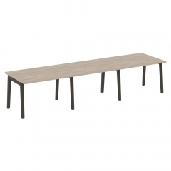 Стол переговорный 3 столешницы ONIX WOOD OW.PRG-3.2 Дуб Аттик/Темный