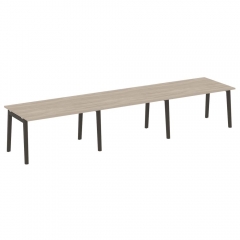 Стол переговорный 3 столешницы ONIX WOOD OW.PRG-3.3 Дуб Аттик/Темный
