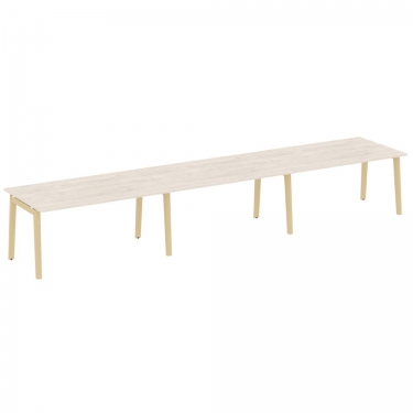 Стол переговорный 3 столешницы ONIX WOOD OW.PRG-3.4 Денвер Светлый/Светлый