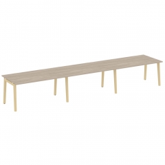 Стол переговорный 3 столешницы ONIX WOOD OW.PRG-3.4 Дуб Аттик/Светлый