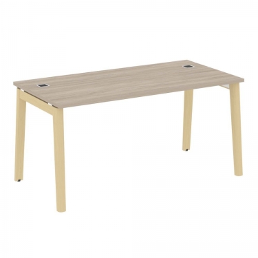 Стол рабочий руководителя ONIX WOOD OW.SRR-4.8 Дуб Аттик/Светлый