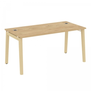Стол рабочий руководителя ONIX WOOD OW.SRR-4.8 Тиквуд Светлый/Светлый