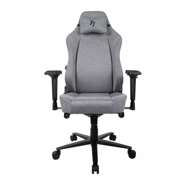 Геймерское кресло Arozzi Primo Woven Fabric Grey Black logo