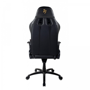 Геймерское кресло Arozzi Verona Signature Black PU Gold Logo