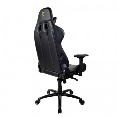 Геймерское кресло Arozzi Verona Signature Black PU Gold Logo
