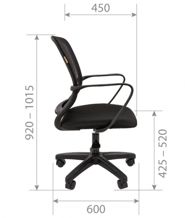 Кресло для оператора Chairman 698LT Зеленый*