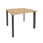 Стол переговорный 1 столешница ONIX O.MP-PRG-1.1 Тиквуд Светлый/Антрацит