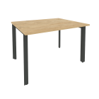 Стол переговорный 1 столешница ONIX O.MP-PRG-1.2 Тиквуд Светлый/Антрацит
