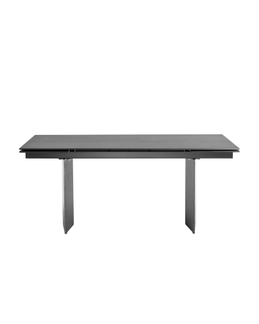 Обеденный стол раскладной Stool group Селин 160-240х90 Темный мрамор