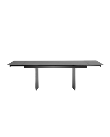Обеденный стол раскладной Stool group Селин 160-240х90 Темный мрамор