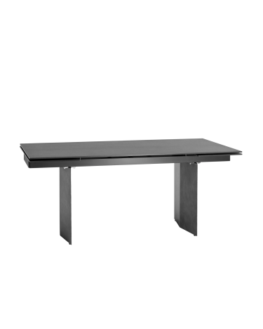 Обеденный стол раскладной Stool group Селин 160-240х90 Темный мрамор