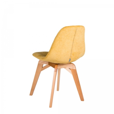Стул EAMES Желт/Натуральный Дуб