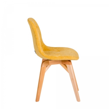 Стул EAMES Желт/Натуральный Дуб