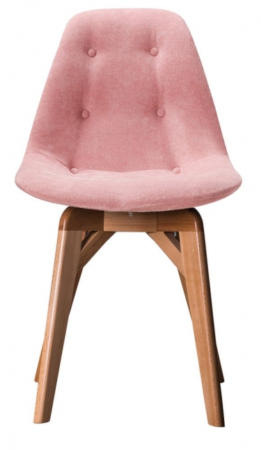 Стул EAMES lite Розов/Натуральный Дуб