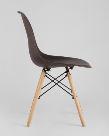 Стул Eames Dsw Коричневый