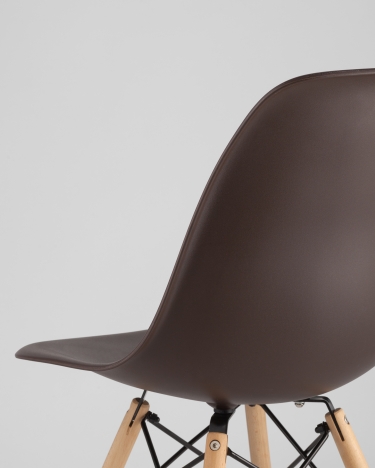 Стул Eames Dsw Коричневый