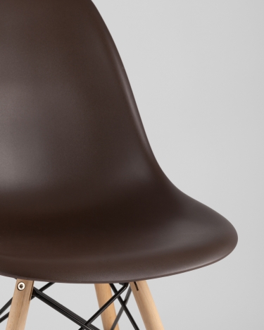 Стул Eames Dsw Коричневый