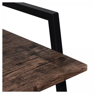 Стол на металлокаркасе BRABIX BRABIX LOFT CD-003 Мореный дуб
