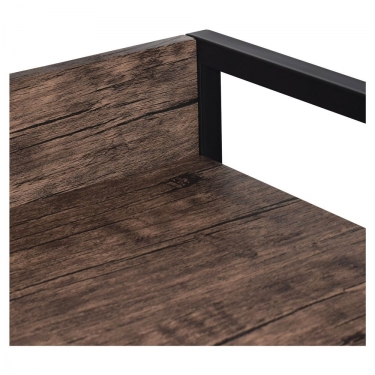 Стол на металлокаркасе BRABIX BRABIX LOFT CD-003 Мореный дуб