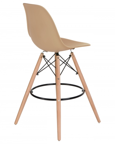 Стул барный DOBRIN DSW BAR Бежевый GR-03