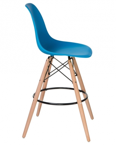 Стул барный DOBRIN DSW BAR Голубой BE-02