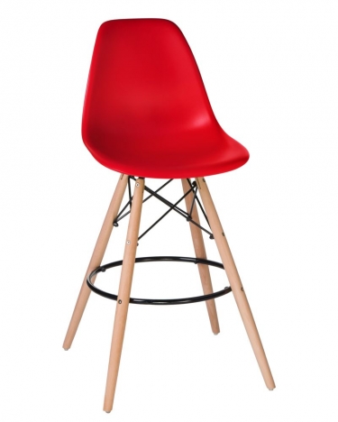 Стул барный DOBRIN DSW BAR Красный R-02