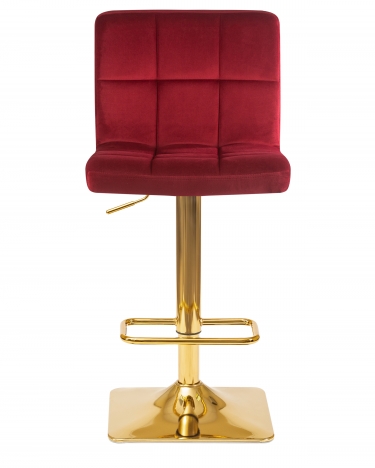 Стул барный DOBRIN GOLDIE* Бордовый велюр MJ9-43