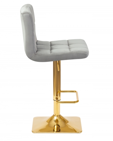 Стул барный DOBRIN GOLDIE* Серый велюр MJ9-75