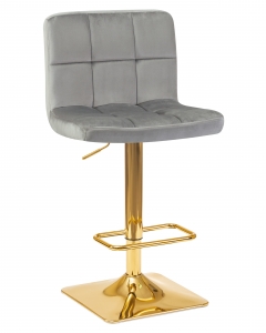 Стул барный DOBRIN GOLDIE* Серый велюр MJ9-75