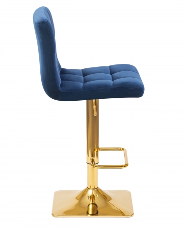 Стул барный DOBRIN GOLDIE* Синий велюр MJ9-117