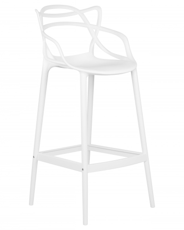Стул барный DOBRIN MASTERS BAR Белый W-02