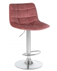 Стул барный DOBRIN DOBRIN TAILOR Пудрово-розовый велюр MJ9-32