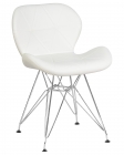 Стул обеденный Dobrin Butterfly Chrome Белый