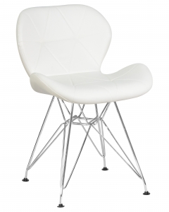 Стул обеденный Dobrin Butterfly Chrome* Белый