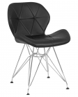 Стул обеденный Dobrin Butterfly Chrome Черный