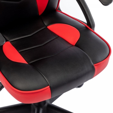 Кресло компьютерное BRABIX Shark GM-203 экокожа Черный-красный