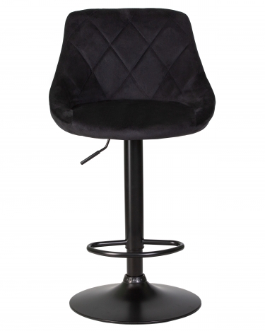 Стул барный DOBRIN LOGAN BLACK* Черный велюр MJ9-101