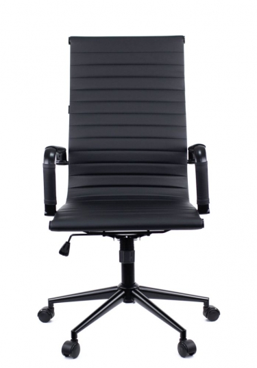Кресло руководителя Everprof Rio Black T экокожа Черный
