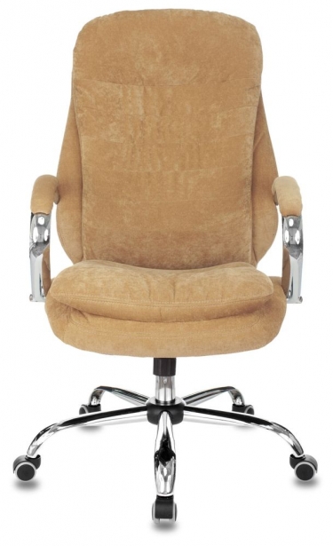 Кресло руководителя Бюрократ T-9950SL Fabric горчичный Velvet 73