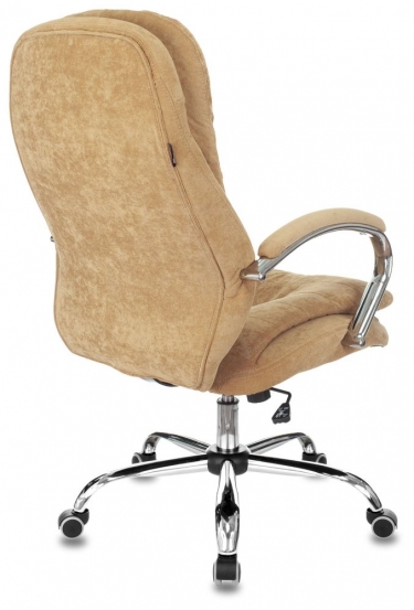 Кресло руководителя Бюрократ T-9950SL Fabric горчичный Velvet 73