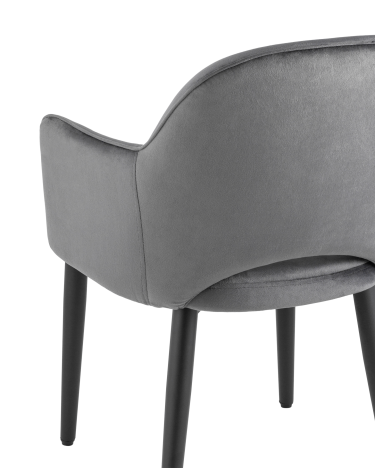 Стул Stool group Венера велюр серый