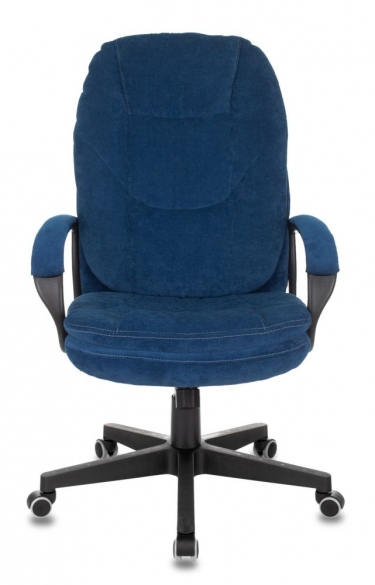 Кресло руководителя Бюрократ CH-868N Fabric темно-синий Velvet 29