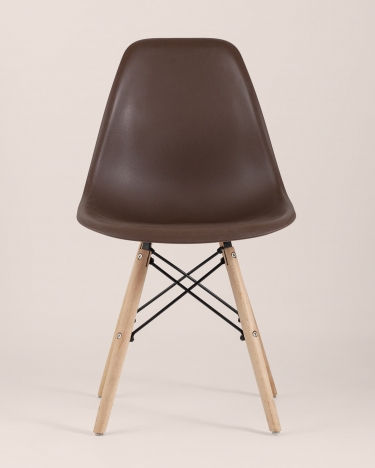 Стул Stool group Eames Dsw коричневый