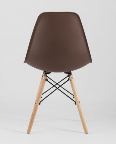 Стул Stool group Eames Dsw коричневый