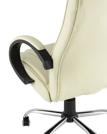 Компьютерное кресло Stool group TopChairs Atlant, экокожа, бежевое